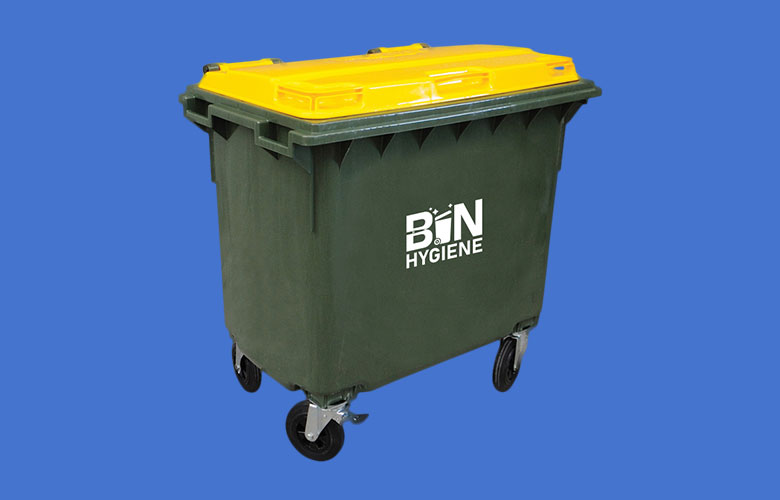 Weekly 1100 litre commercial bin cleaning in Melbourne