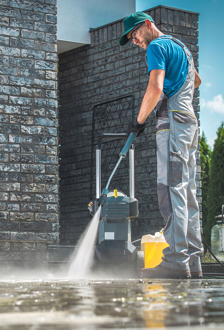 Power washing in Melbourne by Bin Hygiene